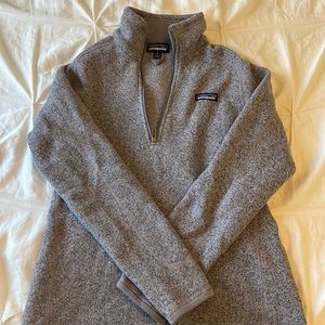 Patagonia Women’s Better Sweater Quarter Zip in Purple, size Medium